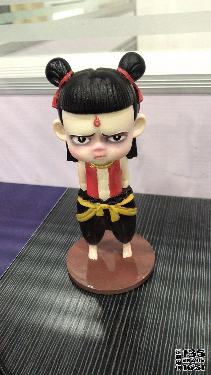 商場電影院創(chuàng)意卡通擺件玻璃鋼哪吒雕塑 商場電影院創(chuàng)意卡通擺件玻璃鋼哪吒雕塑