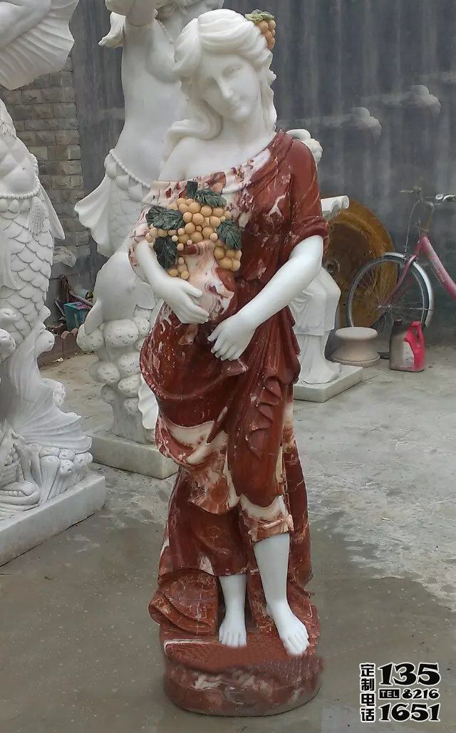 玻璃鋼彩繪公園西方人物景觀美女雕塑 玻璃鋼彩繪公園西方人物景觀美女雕塑