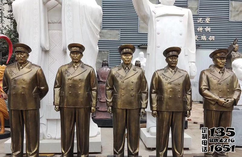 景區玻璃鋼仿銅世界偉人十大元帥雕塑 景區玻璃鋼仿銅世界偉人十大元帥雕塑