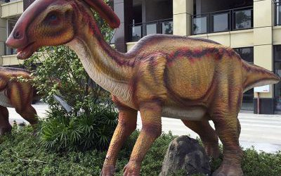 景區大型仿真玻璃鋼戶外園林創意恐龍雕塑