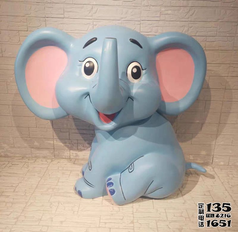 游樂場幼兒園玻璃鋼樹脂卡通可愛大象雕塑 游樂場幼兒園玻璃鋼樹脂卡通可愛大象雕塑