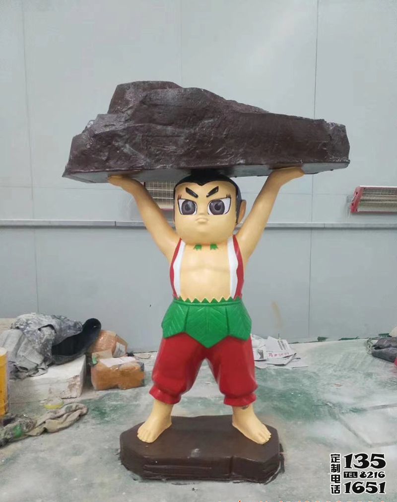 景區(qū)游樂園玻璃鋼卡通葫蘆娃雕塑 景區(qū)游樂園玻璃鋼卡通葫蘆娃雕塑