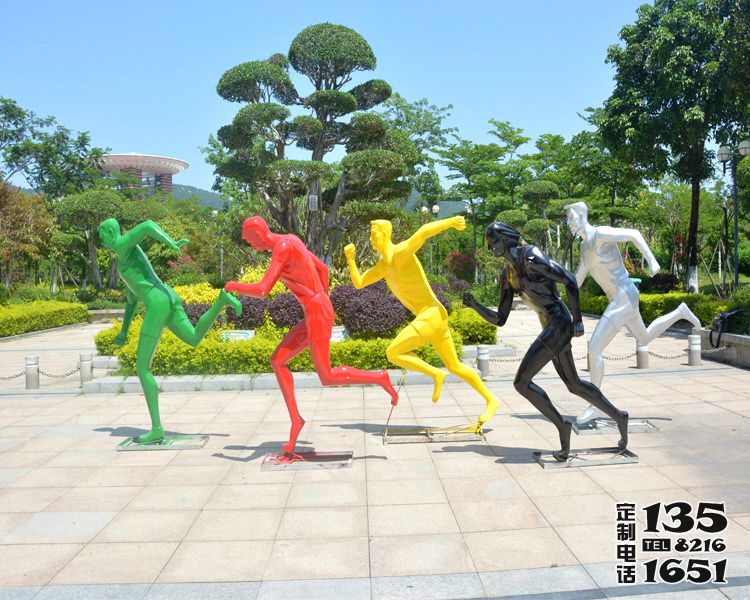 校園體育廣場(chǎng)戶外玻璃鋼抽象跑步運(yùn)動(dòng)人物雕塑 校園體育廣場(chǎng)戶外玻璃鋼抽象跑步運(yùn)動(dòng)人物雕塑